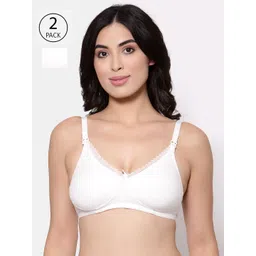 Inner Sense Pack Of 2 Off-White Solid Non-Wired Non Padded Maternity Sustainable Bras IMB003E_3E-picture-33