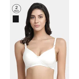 Inner Sense Pack of 2 Solid Lightly Padded Antimicrobial Maternity Sustainable Bra IMB009C_9D-picture-33