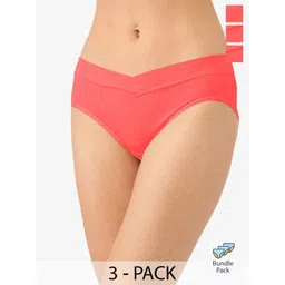 Inner Sense Pack Of 3 Mid-Rise Anti Microbial Maternity Briefs-picture-20