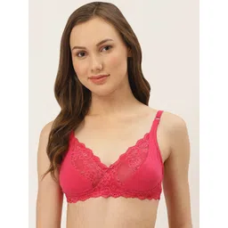 Inner Sense Pink Lace Organic Cotton Antimicrobial Sustainable Laced Non-Padded Bra AISB019-picture-23