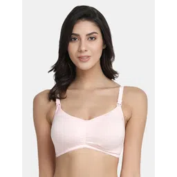 Inner Sense Pink Organic Cotton Antimicrobial Sustainable Soft Nursing Bra with Removable Pads IMB001A-picture-31