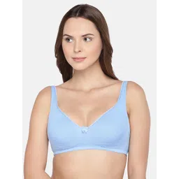 Inner Sense Sky Blue Organic Cotton Antimicrobial Sustainable Seamless Side Support Bra ISB057-image-29
