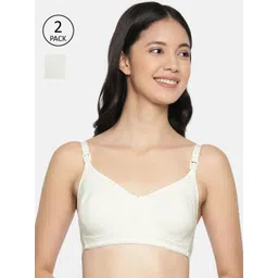 Inner Sense White Organic Cotton Antimicrobial Sustainable Soft Feeding Bra(Pack of 2) IMBC005F_5F-picture-18
