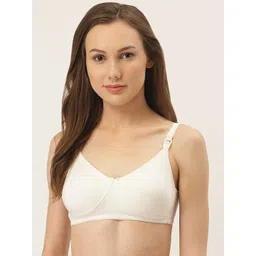Inner Sense White Solid Non-Wired Non Padded Sustainable Nursing Bra AIMB005F-picture-25