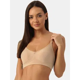 Inner Sense Women Beige Solid Maternity Bra-picture-37