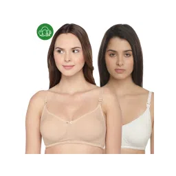 Inner Sense Women's Full Cup Nursing Bra Pack of 2 - Multi-Color-picture-24