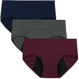 innersy Women's Period Panties Menstrual Heavy Flow Postpartum Underwear C-Section Recovery Maternity Hipster for Teens-picture-12