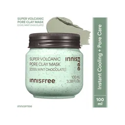 Innisfree Super Volcanic Pore Clay Mask 100ml - Cool Mint Chocolate-picture-37