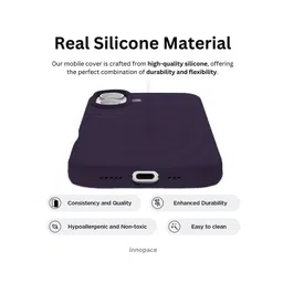 INNOPACE Silicone iPhone 16 Plus Back Case image 5