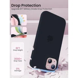 INNOPACE Solid Printed iPhone 14 Back Case Mobile Accessories image 3