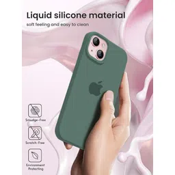 INNOPACE Unisex iPhone 13 Solid Sleek Grip Scratch & Impact Resistant Back Case image 2