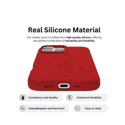 INNOPACE Unisex iPhone 16 Pro Max Solid Drop Protection Back Case image 2