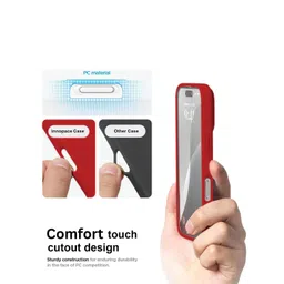 INNOPACE Unisex iPhone 16 Pro Max Solid Drop Protection Back Case image 5