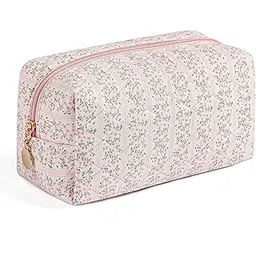 INOVERA (LABEL) Stylish Makeup Pouch for Women, Girls - Ladies Cosmetic Brushes Holder Kit (Pink)-picture-35