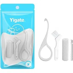 Inralimot 4-in-1 Aligner Remover Tool Set - Remover, Biteable Silicone Pad, Silicone Handle Grip & Cleaning Brush - For Retainers, Braces, Dental Guards - Food Grade Material & Easy Operation-picture-24