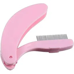 Inralimot Folding Eyelash Comb, Stainless Steel Metal Teeth Eyebrow Separator Comb Lash and Brow Makeup Applicator Brush Professional Tool for Define Lash-picture-53