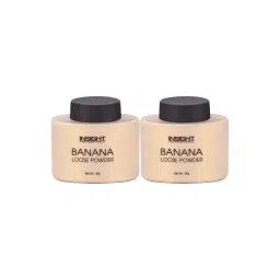Insight Cosmetics Banana Loose Powder, Oil Control Formula, Long-Wear Matte Finish - Pack Of 2-picture-16