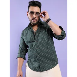 Instafab Plus Classic Floral Printed Casual Shirt-picture-23