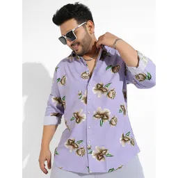 Instafab Plus Classic Opaque Printed Casual Shirt-picture-22