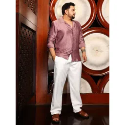 Instafab Plus Comfort Spread Collar Cotton Shirt-picture-25