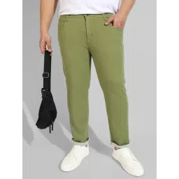 Instafab Plus Green Regular fit Plus Size Jeans-picture-22