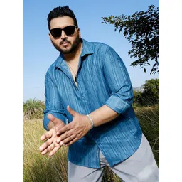 Instafab Plus Men Comfort Opaque Casual Shirt-picture-25