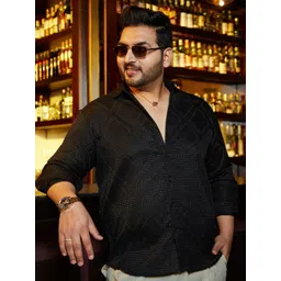 Instafab Plus Men Comfort Opaque Casual Shirt-picture-31