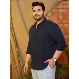 Instafab Plus Men Comfort Opaque Casual Shirt-picture-24