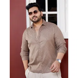 Instafab Plus Men Comfort Opaque Casual Shirt-picture-27