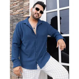 Instafab Plus Men Comfort Opaque Casual Shirt-picture-41