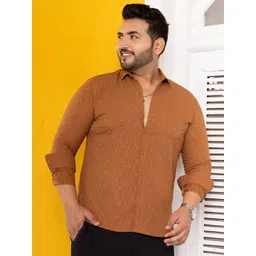 Instafab Plus Men Comfort Opaque Casual Shirt-picture-40