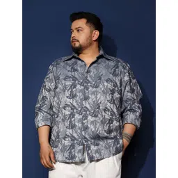Instafab Plus Men Comfort Opaque Printed Casual Shirt-picture-41