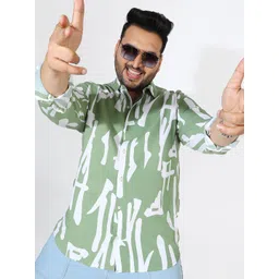 Instafab Plus Men Comfort Opaque Striped Casual Shirt-picture-22