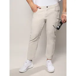 Instafab Plus Men Jean Relaxed Fit Light Fade Cotton Stretchable Jeans-picture-39