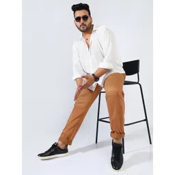 Instafab Plus Men Plus SIze Comfort Striped Casual Shirt-picture-15