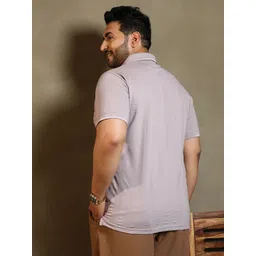 Instafab Plus Men Polo Collar Pockets T-shirt image 5