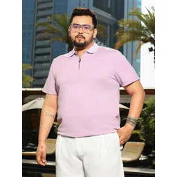Instafab Plus Men Solid Polo Collar T-shirt-picture-34