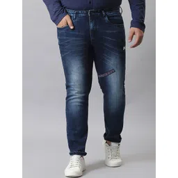 Instafab Plus Plus Size Men Jean Relaxed Fit Light Fade Cotton Stretchable Jeans-picture-18