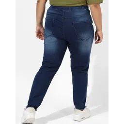 Instafab Plus Plus Size Women Jean Skinny Fit Light Fade Stretchable Jeans image 3