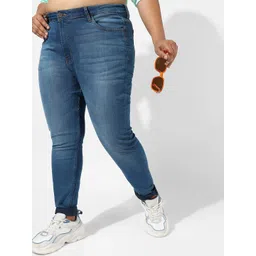 Instafab Plus Plus Size Women Mid-Rise Jean Skinny Fit Light Fade Stretchable Jeans-picture-13