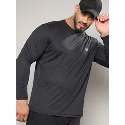 Instafab Plus Size Round Neck Regular Fit Sports T-shirt-picture-40