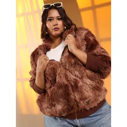 Instafab Plus Size Women Lightweight Bomber Jacket-picture-30