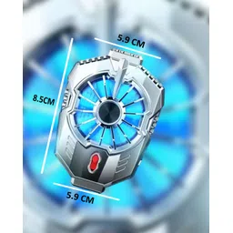 INSTRA Mobile Radiator All Metal Silent Magnetic Suction Live Radiator 1 Fan Ergonomic Cooling Pad with Adjustable Height image 2