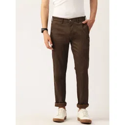 Integriti Men Solid Slim Fit Trousers-picture-11