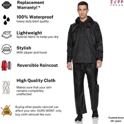 integriti Solid Men Raincoat-picture-13