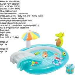 intelligent Gator Fun Pool For Kids Inflatable Swimming Pool image 4