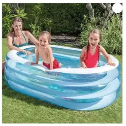 intelligent 5ft Oval Whale (IND*88) Fun Swimming Pool For Kids With Pump Inflatable Swimming Pool-picture-20