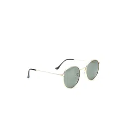 Intellilens Unisex Green Lens & Gold-Toned Round Sunglasses with Polarised and UV Protected Lens-picture-31