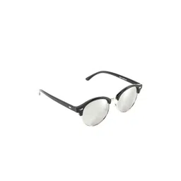 Intellilens Unisex Mirrored Lens & Black Round Sunglasses with Polarised and UV Protected Lens-picture-38