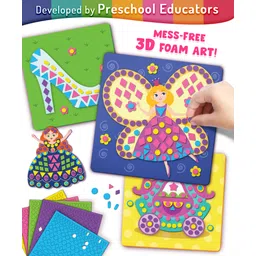 Intelliskills Foam Craft Kit - Princesses | Multicoloured | DIY Fun & Creativity set for Kids | Princess-Themed Art & Craft | Fine Motor Skills Development | Ideal for Gifting | Educator Recommended | BIS Certified-picture-26